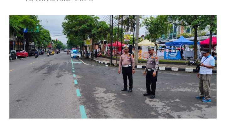 Pengamanan Puncak Peringatan HKN, Polres Trenggalek Kedepankan Pola Preventif Humanis