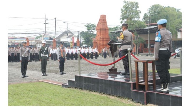 Tegakkan Disiplin Berlalu Lintas, Polres Mojokerto Gelar Operasi Zebra Semeru 2025