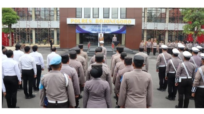 Polres Bojonegoro Sasar 7 Prioritas Pelanggaran di Operasi Zebra Semeru 2025