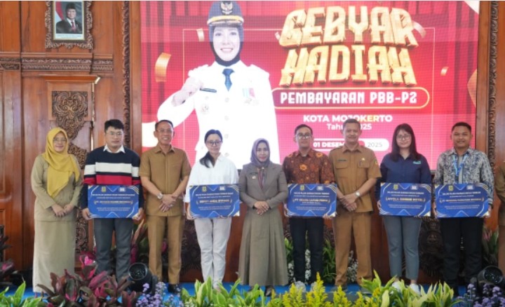 Pemkot Mojokerto Apresiasi Pembayar PBB-P2 Lewat Gebyar Hadiah 2025