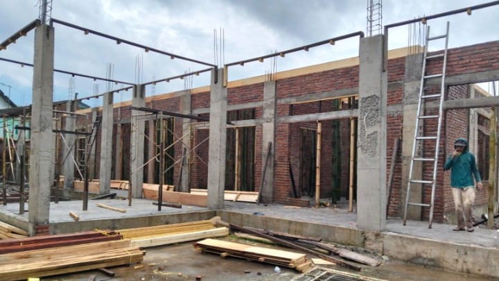 Optimalkan Pelayanan, Pemdes Duyung Bangun Kantor Baru